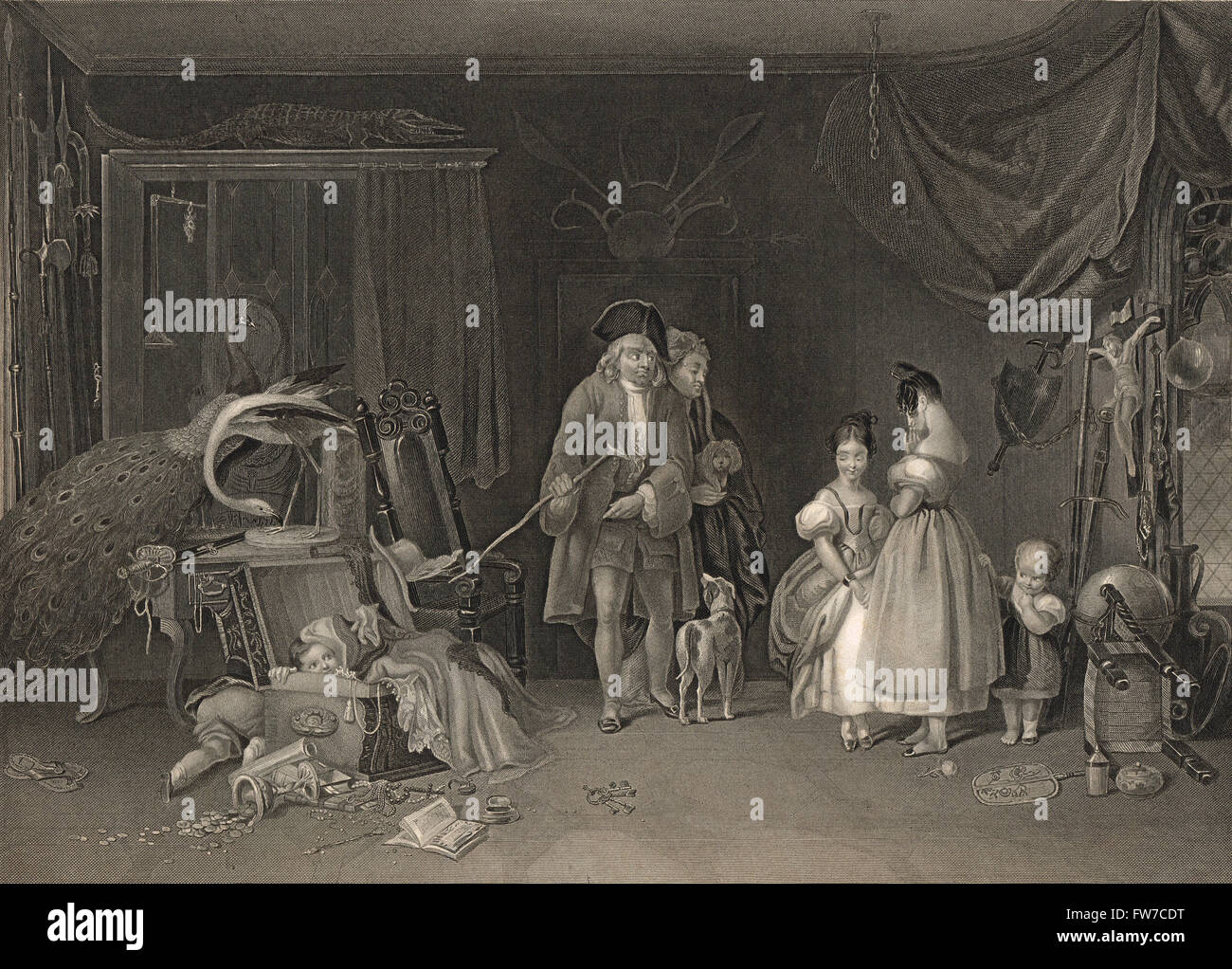 Society of Antiquaries par Joseph John Jenkins (1811-1885) Banque D'Images