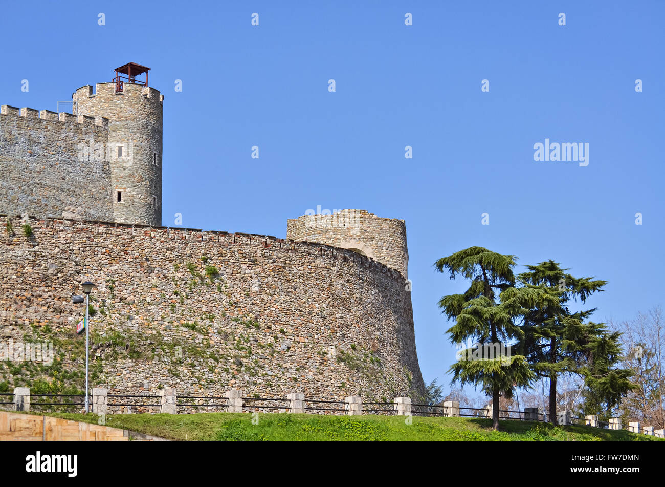 Ancienne forteresse de pierre à Skopje de l'époque de l'Empire Ottoman Banque D'Images