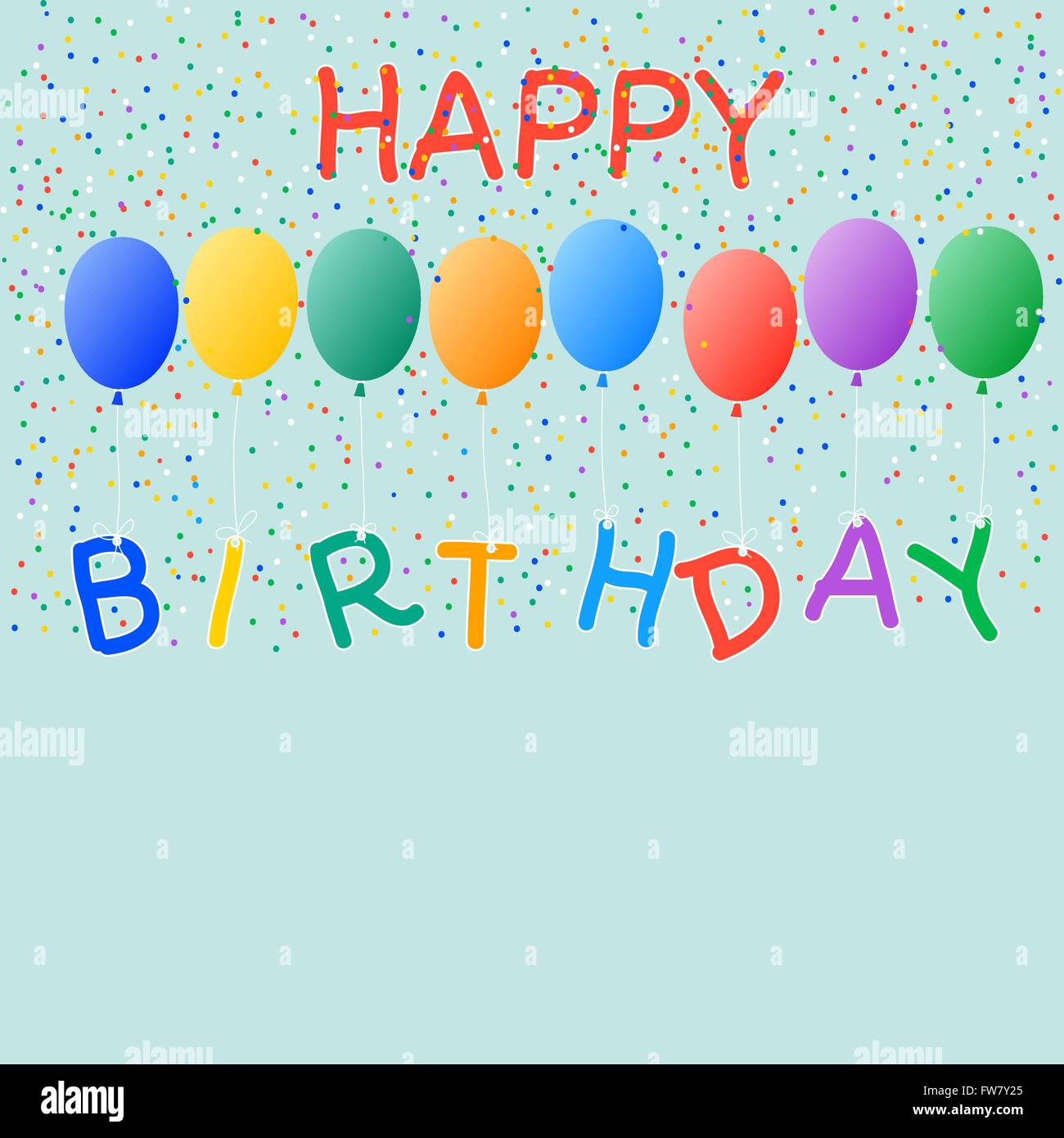 Arrière-plan de ballons confetti - vector illustration EPS 10. Illustration de Vecteur