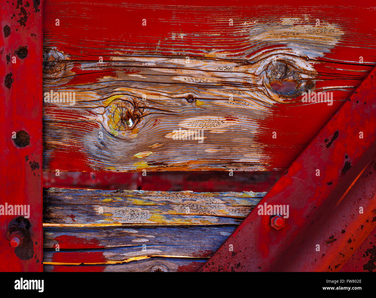 Abstract. Vieux train Wagon. Banque D'Images