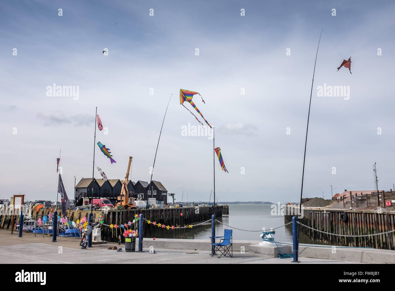 Port de Whitstable, Kent, UK Banque D'Images