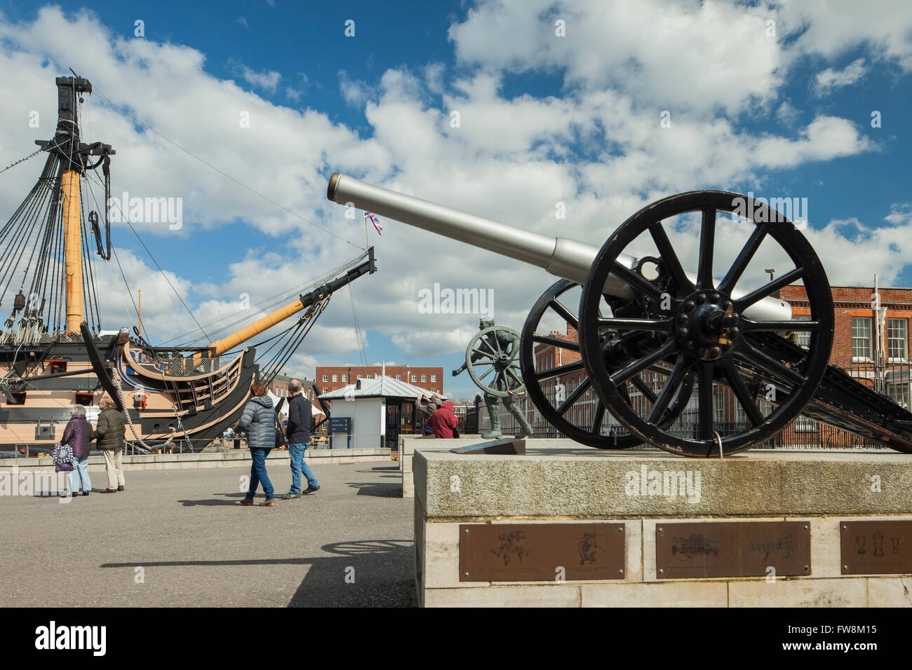 Portsmouth Historic Dockyard. Banque D'Images