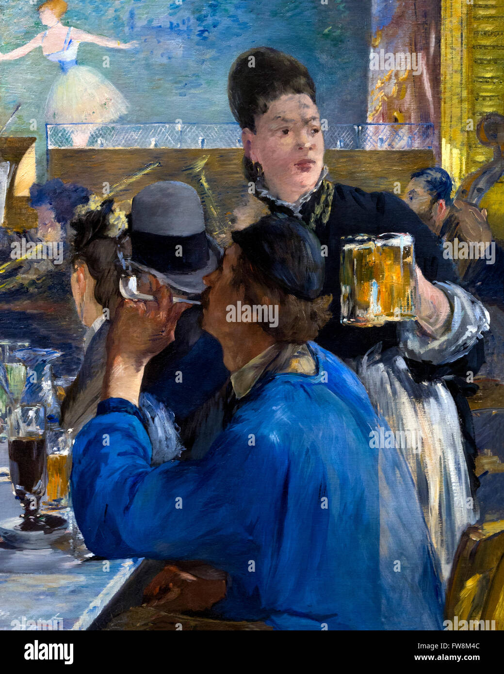 Coin d'un Cafe-Concert, par Edouard Manet, circa 1878, Banque D'Images