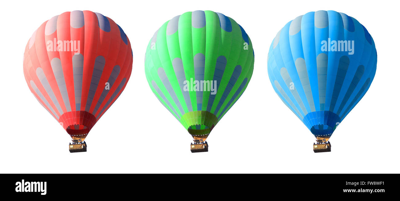 Jeu de ballons à air chaud Banque D'Images
