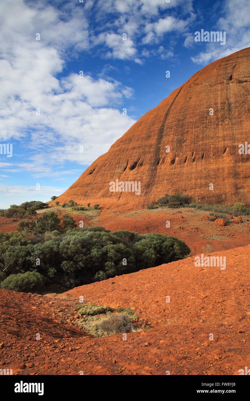 Kata Tjuta et la walpa George dans le territoire du nord de l'Australie Banque D'Images