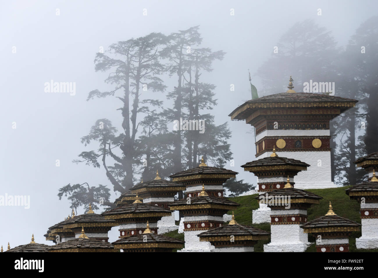 Dochula Pass, Bhutan Banque D'Images