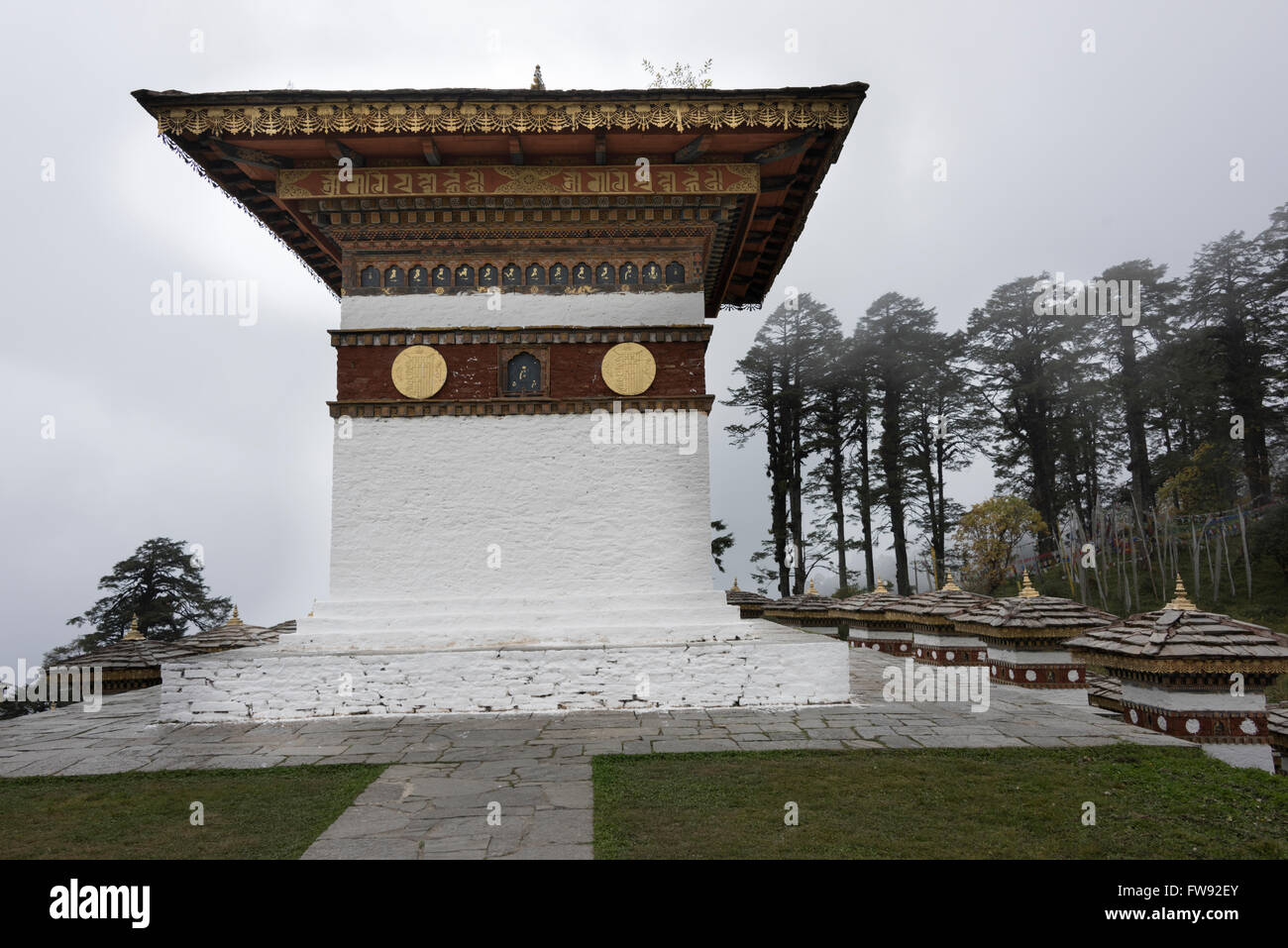 Dochula Pass, Bhutan Banque D'Images