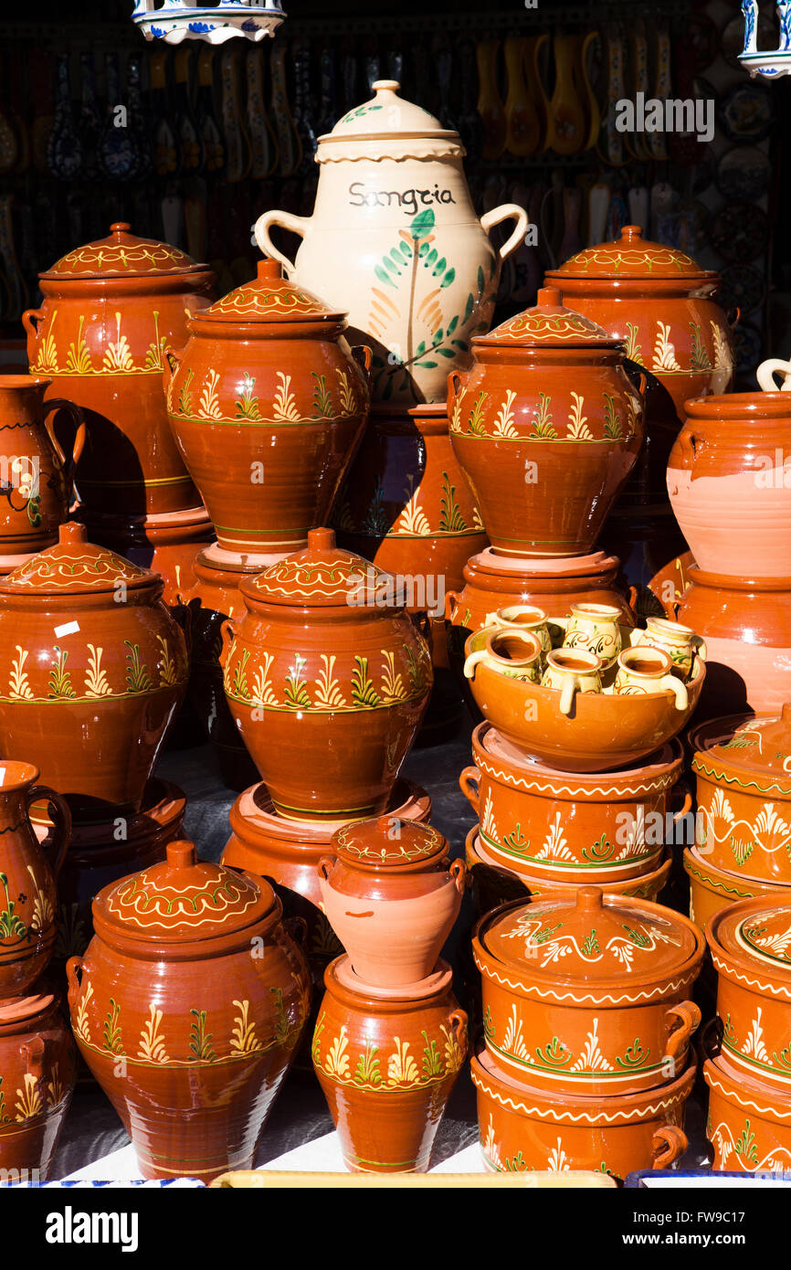 La poterie, Guadix, Grenade, Andalousie, Espagne Banque D'Images