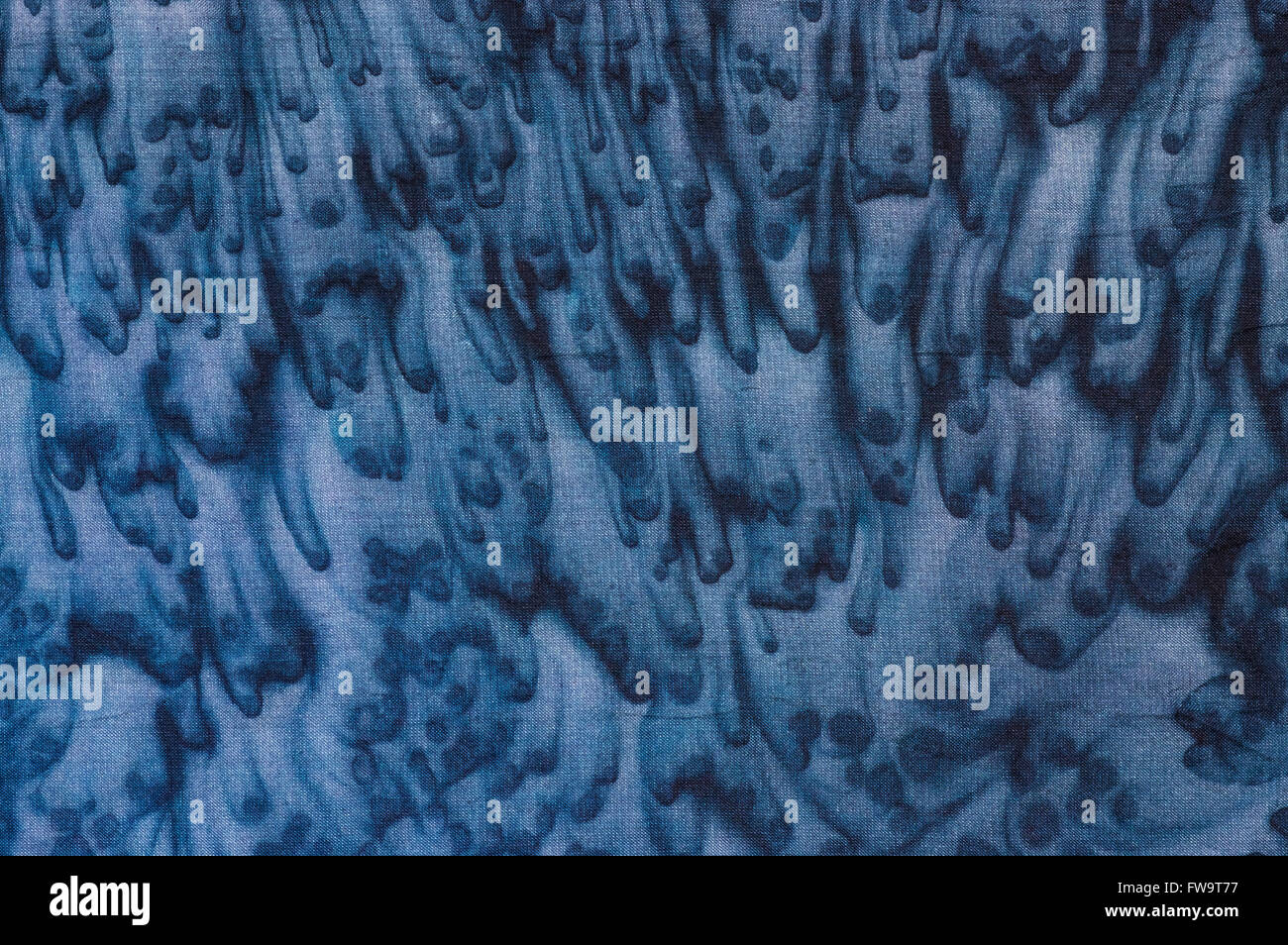 Cellules Turquoise, fragment, hot batik, texture de fond, la main sur la soie, abstract art surréalisme Banque D'Images