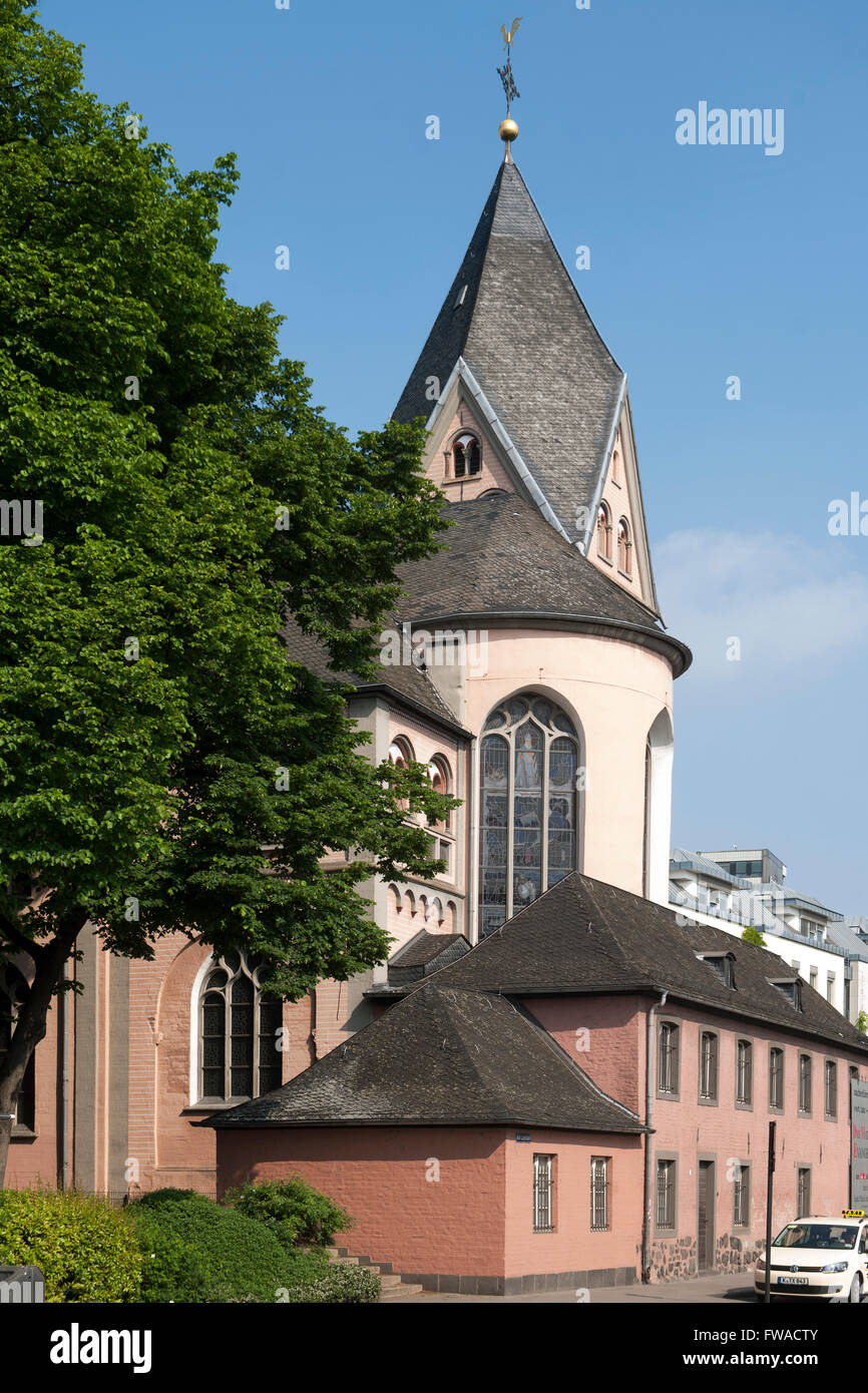 Köln, Altstadt-Süd, romanische Kirche Sankt Maria in Lyskirchen Banque D'Images
