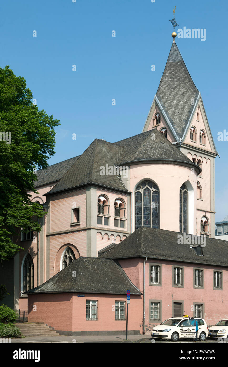 Köln, Altstadt-Süd, romanische Kirche Sankt Maria in Lyskirchen Banque D'Images