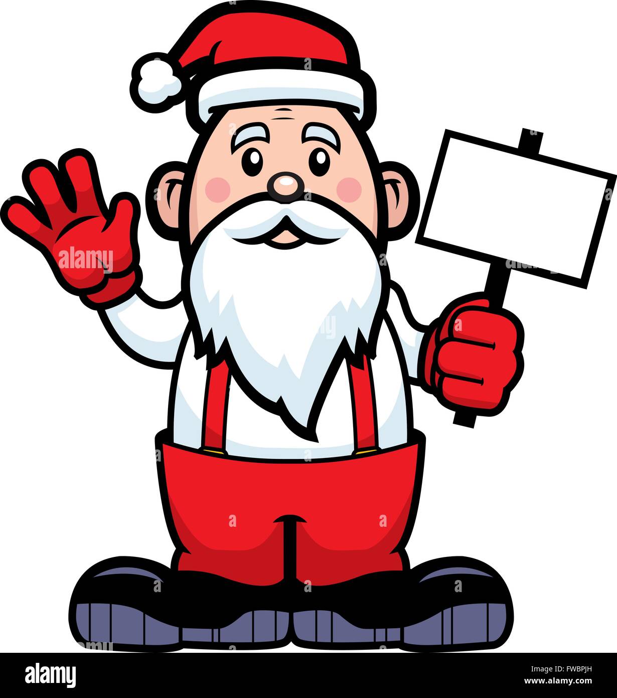 Père noel dessiné Banque de photographies et d’images à haute