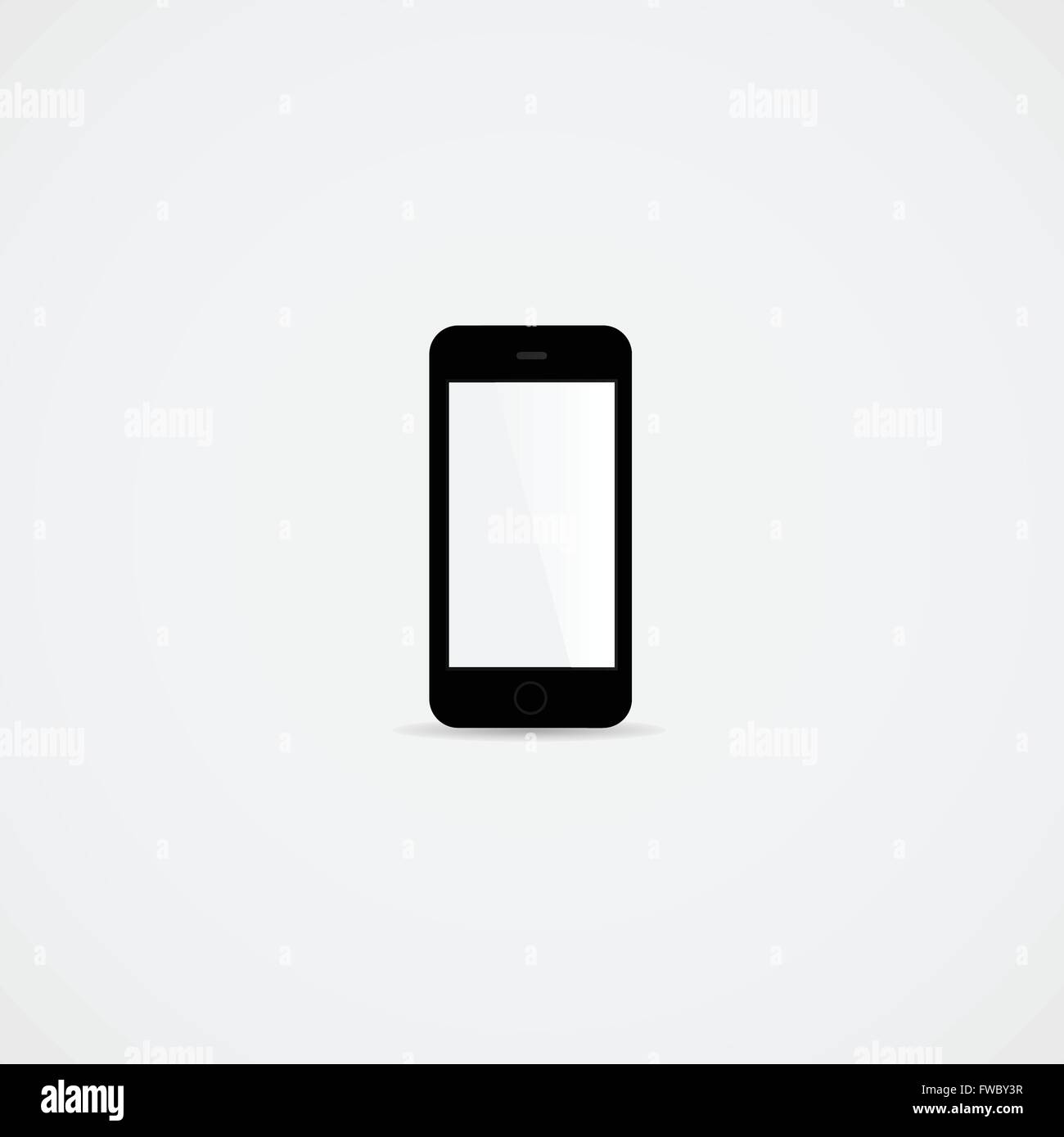 L'icône de téléphone mobile Illustration de Vecteur