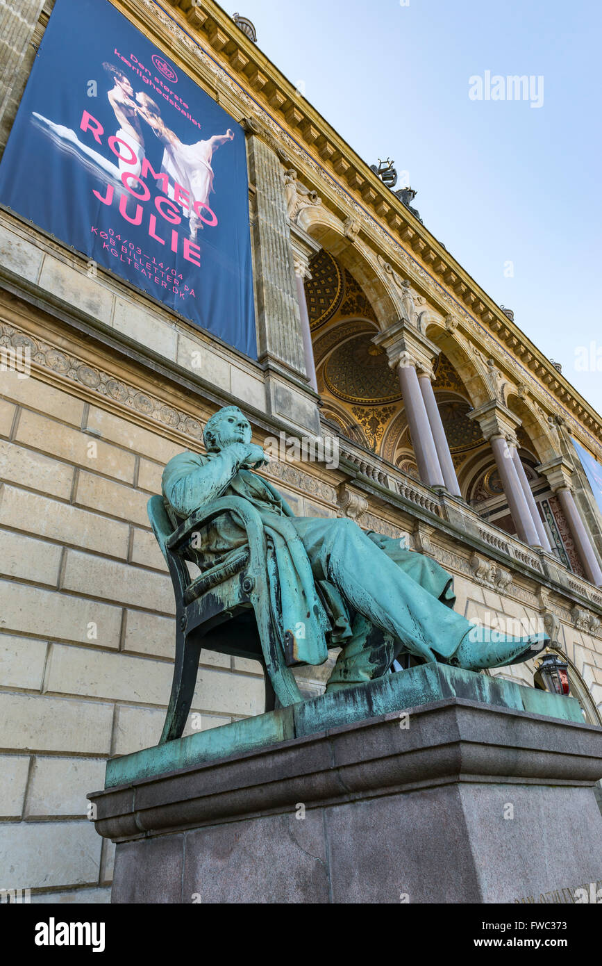 Théâtre royal du Danemark Banque D'Images