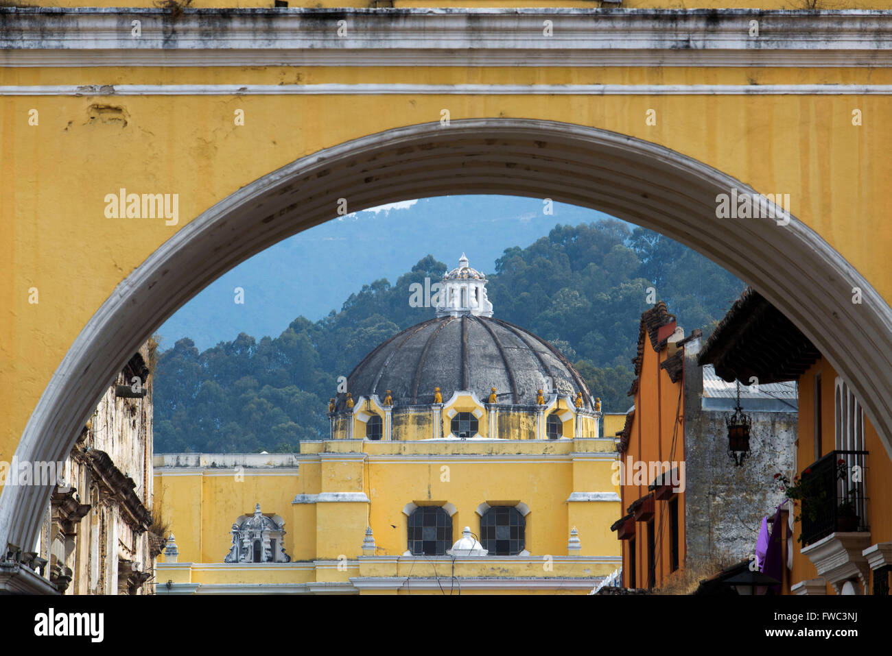 Arc de Santa Catalina, Antigua, UNESCO World Heritage Site, Guatemala, Amérique Centrale Banque D'Images