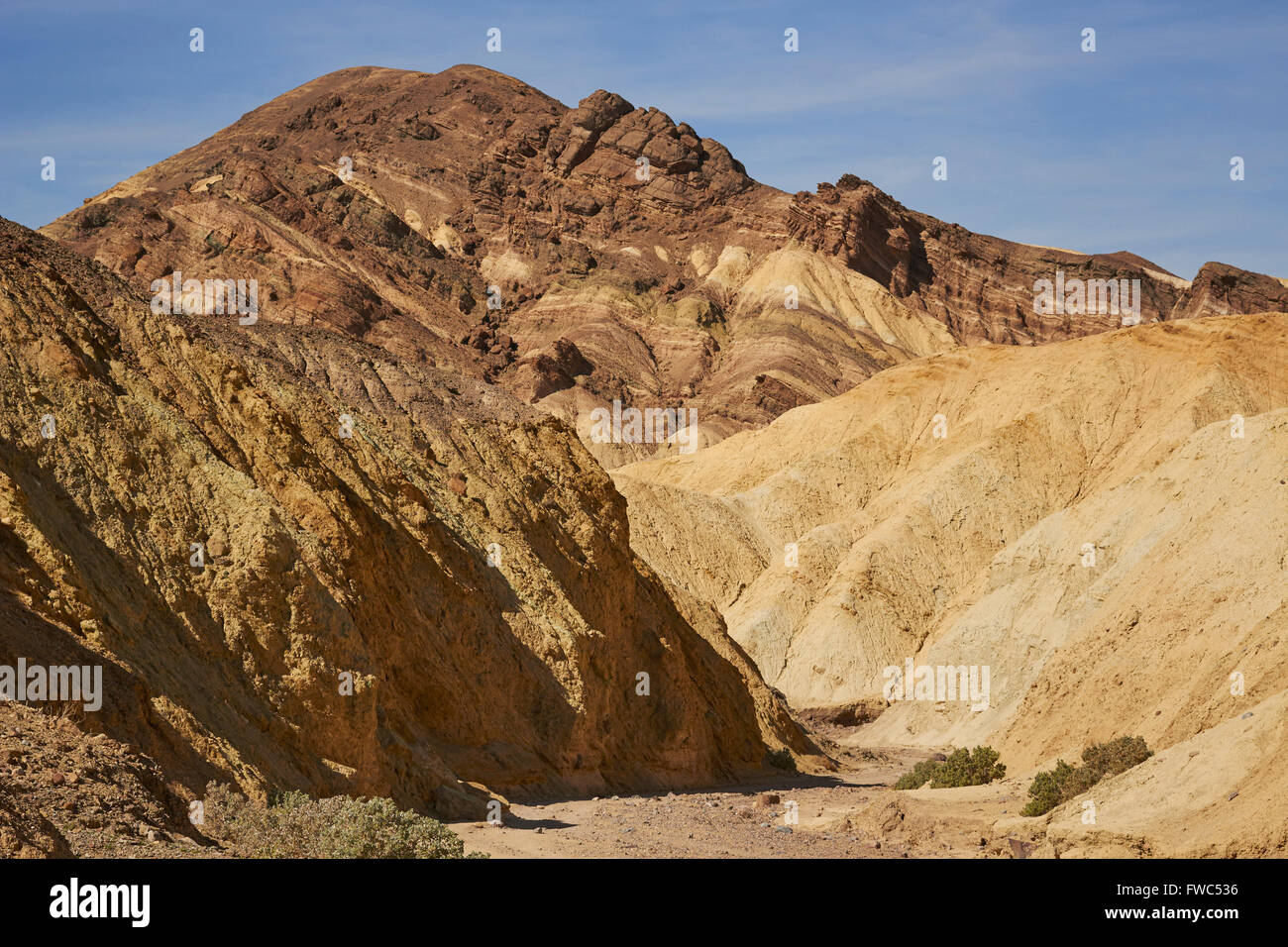 Golden Canyon, Death Valley National Park, California, USA Banque D'Images