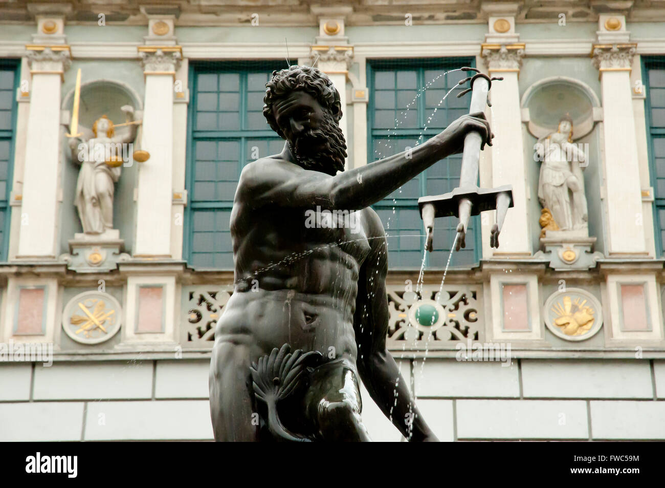 Statue de Poséidon Photo Stock Alamy