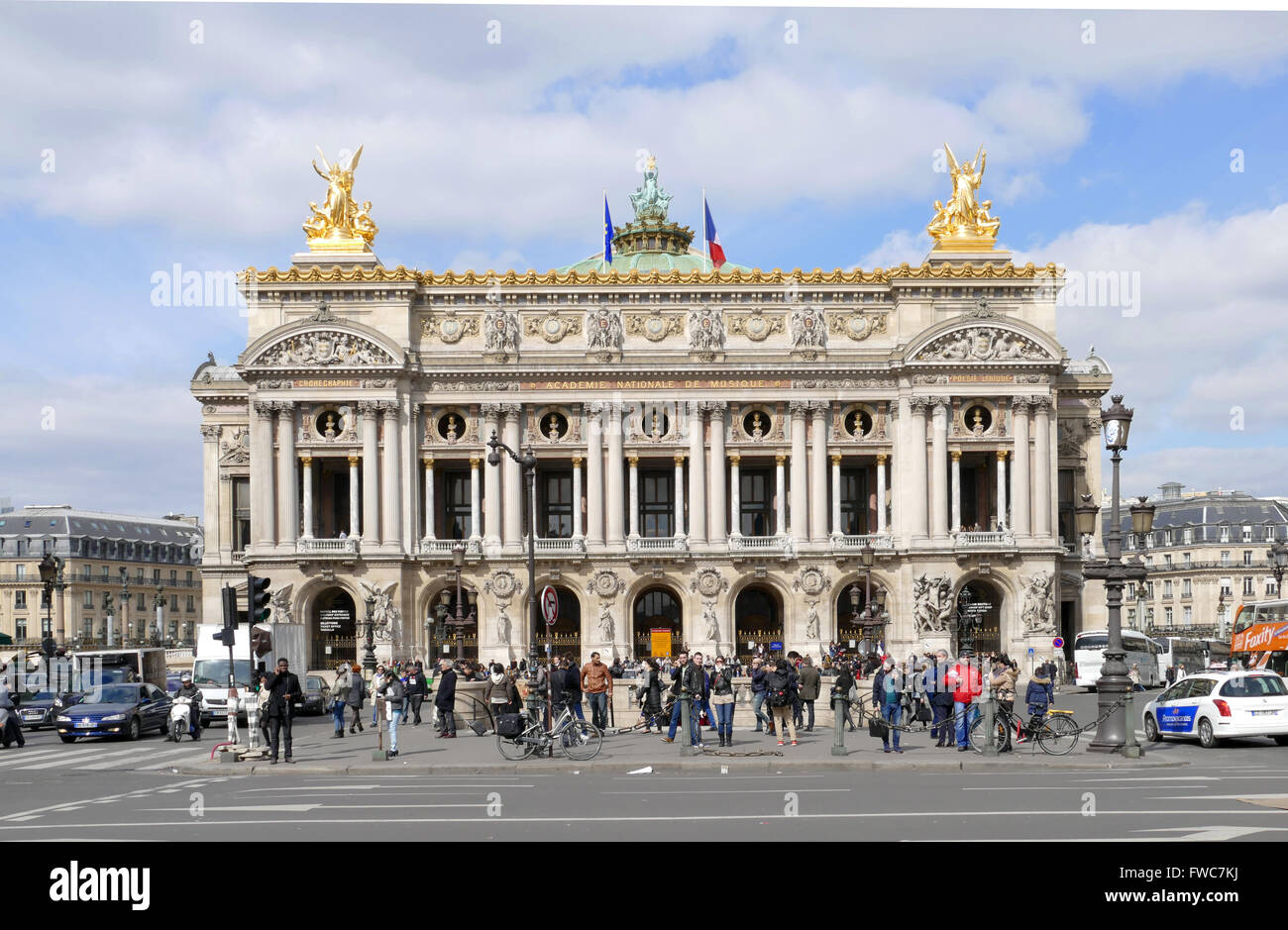 Palais Garnier - Opéra de Paris, France. Banque D'Images
