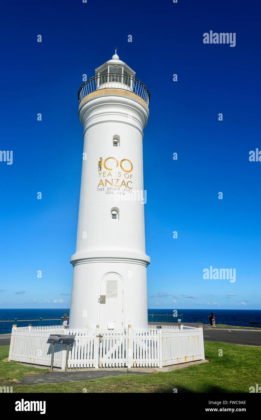 Phare de Kiama, Côte d'Illawarra, New South Wales, Australie Banque D'Images