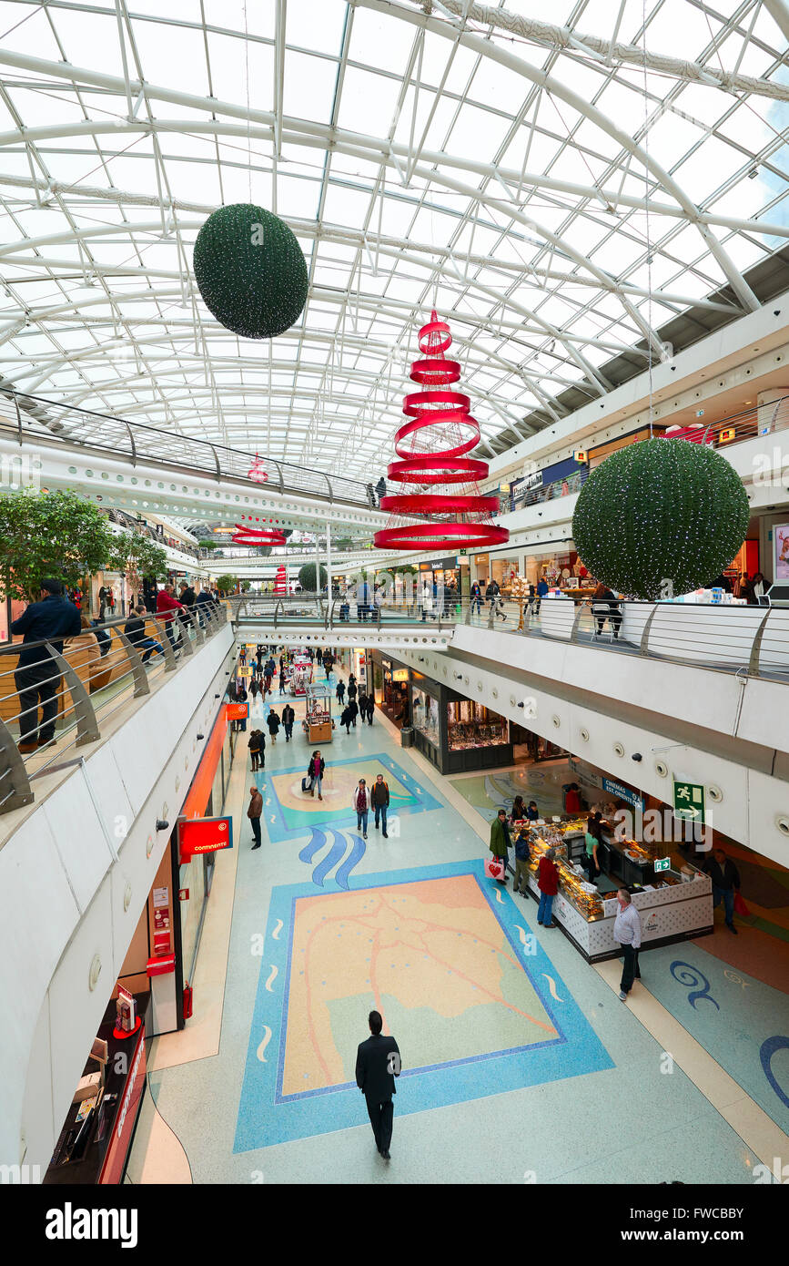 Centre commercial Vasco da Gama, Parque de las Naciones, Lisbonne, Portugal Banque D'Images