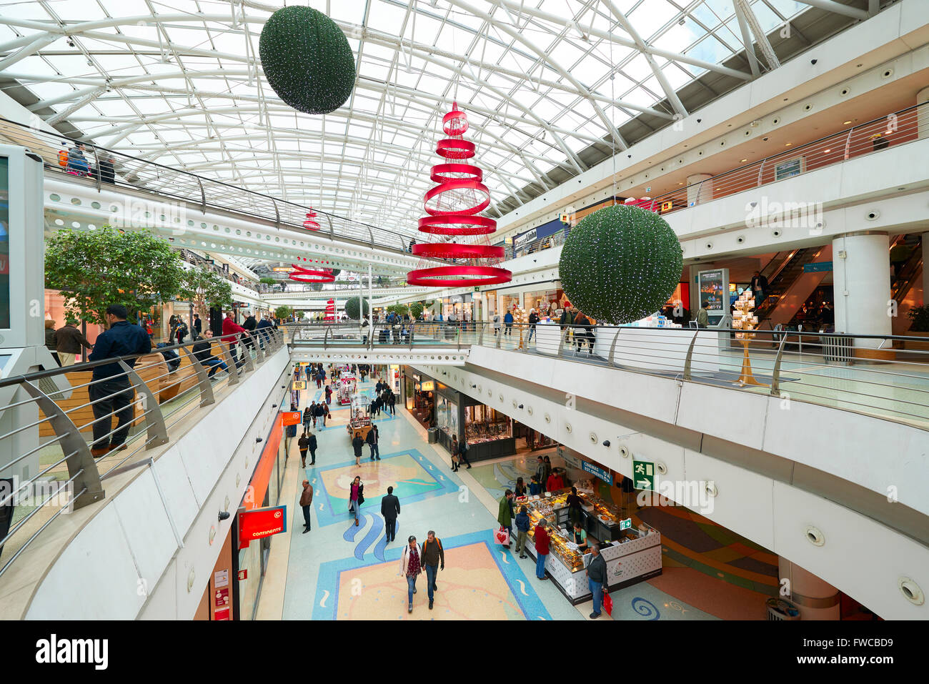 Centre commercial Vasco da Gama, Parque de las Naciones, Lisbonne, Portugal Banque D'Images