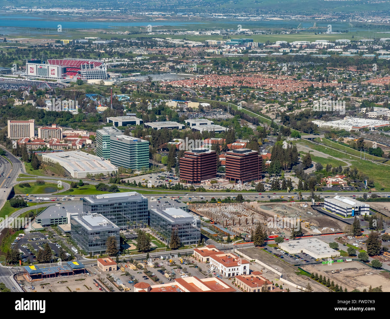 Amériques Vishay inc. Broadcom ca technologies, Sophos, Silicon Valley, Californie, Santa Clara Silicon Valley California USA Banque D'Images