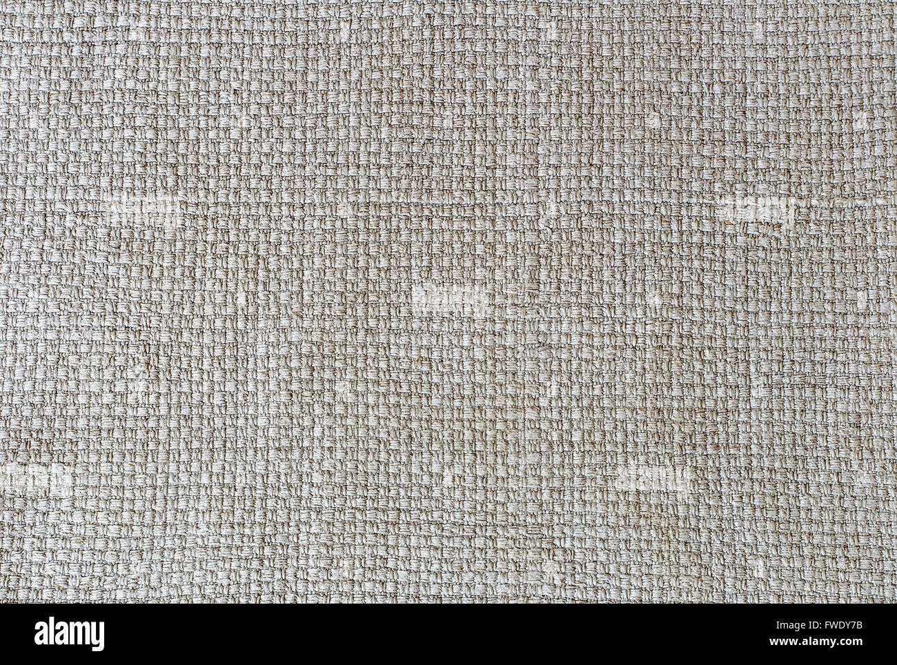 Toile de lin naturel fait main. Image en arrière-plan. Banque D'Images