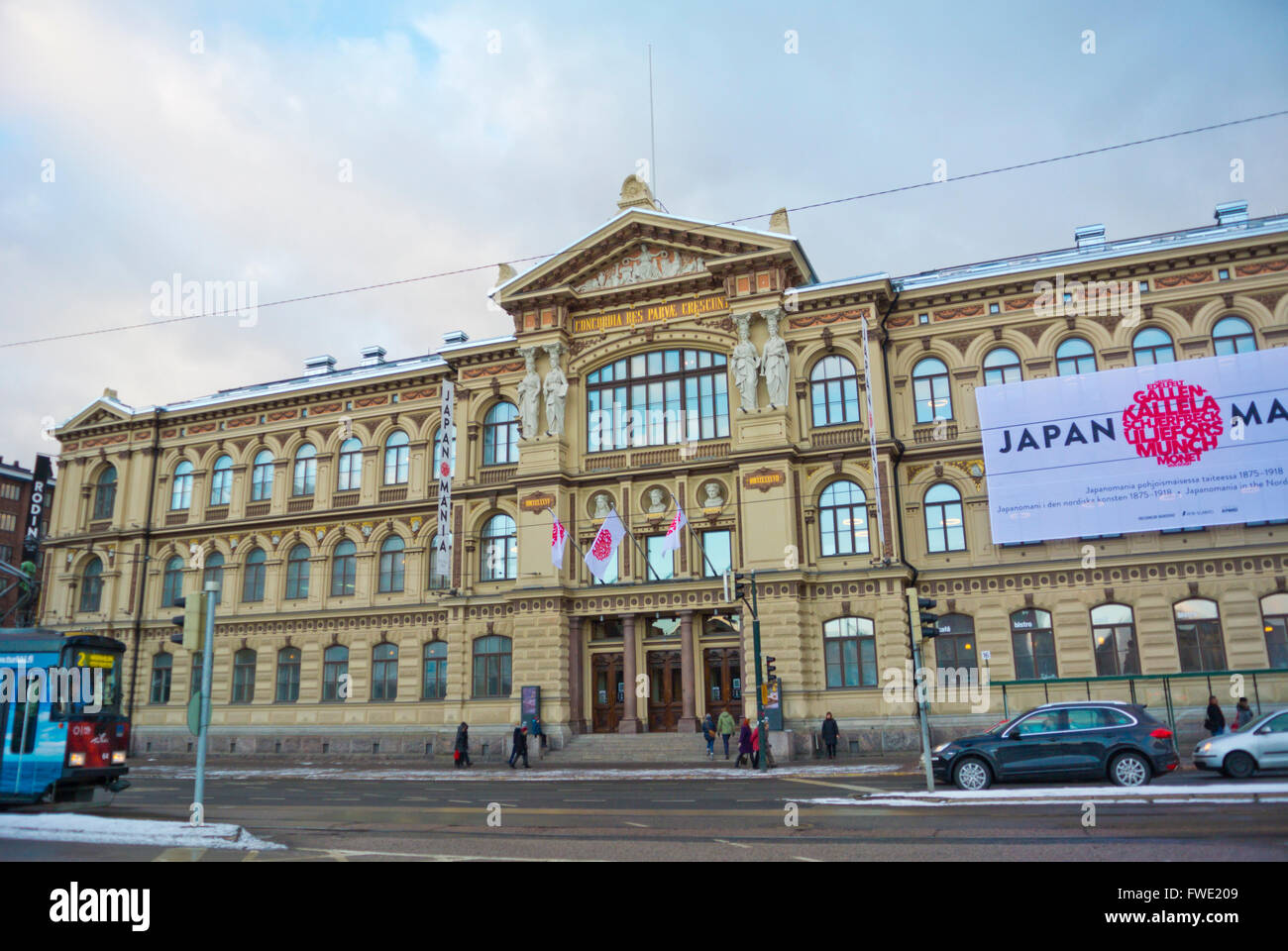 Ateneumin taidemuseo, Ateneum art museum, Kaivokatu, le centre d'Helsinki, Finlande Banque D'Images