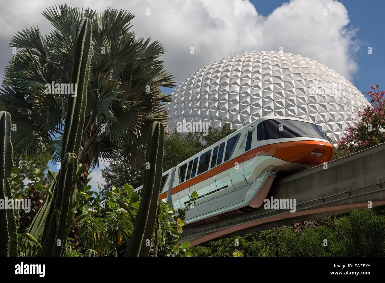Monorail de Epcot Banque D'Images