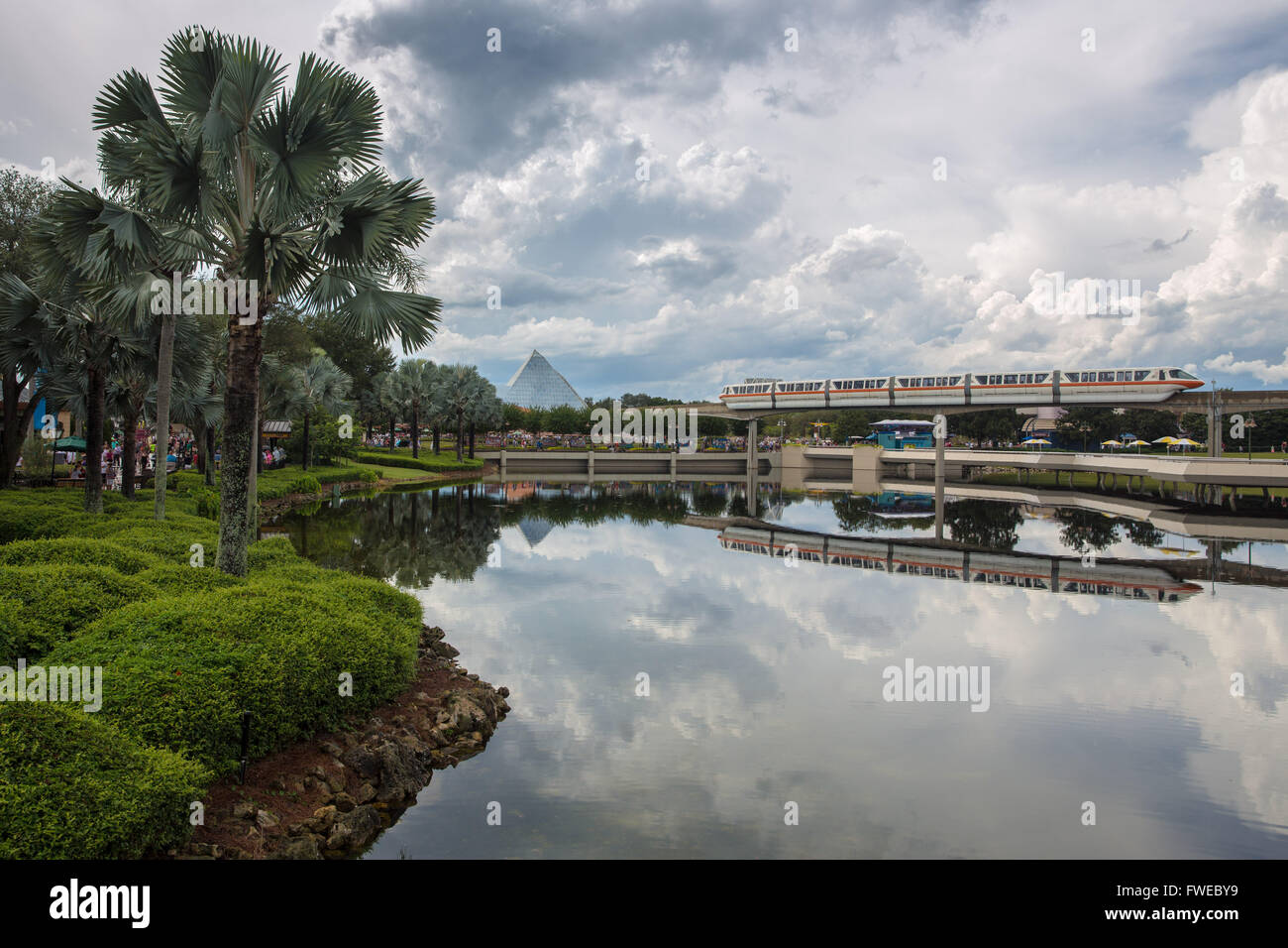 Monorail de Epcot Banque D'Images