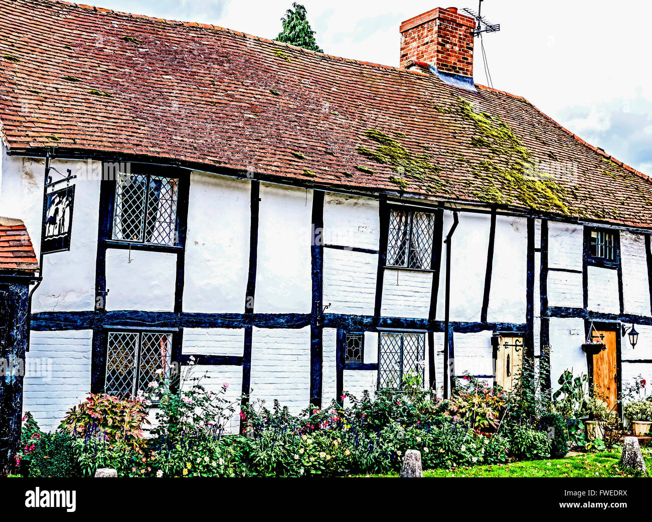 Cottage dans le Buckinghamshire Banque D'Images