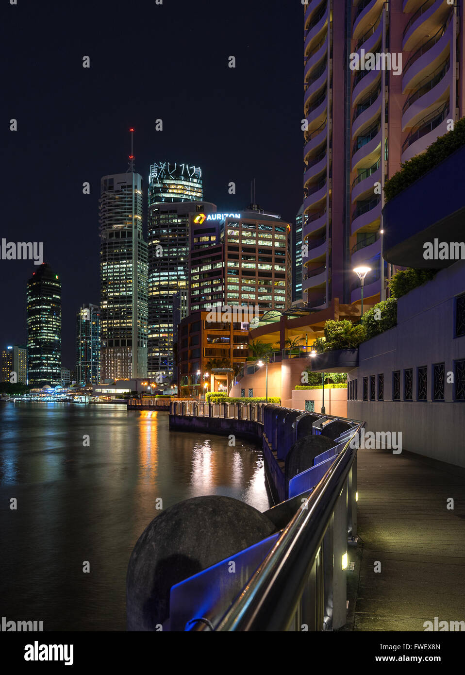 Front de Brisbane Banque D'Images