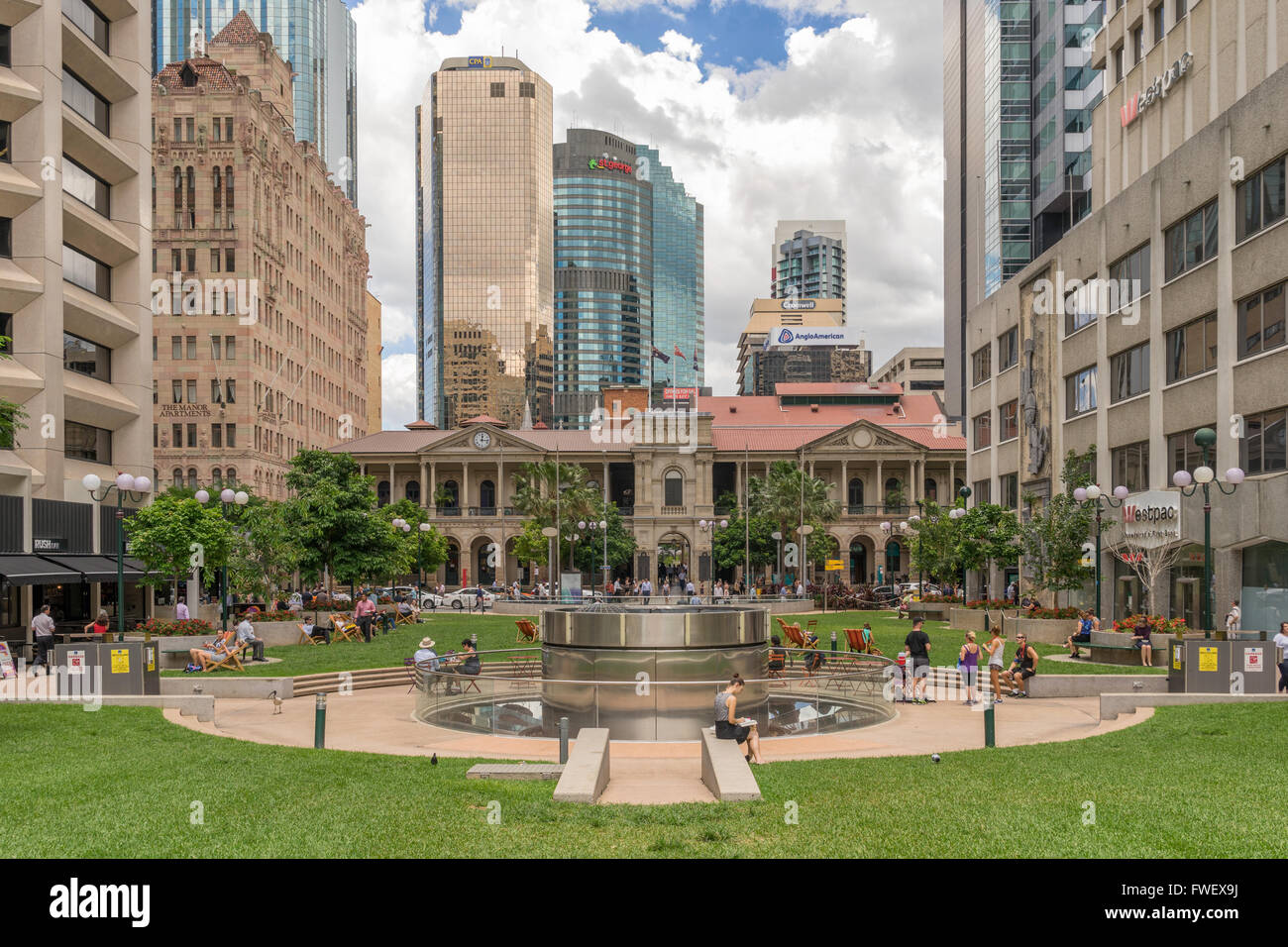 Bureau de poste Sq à Brisbane Banque D'Images