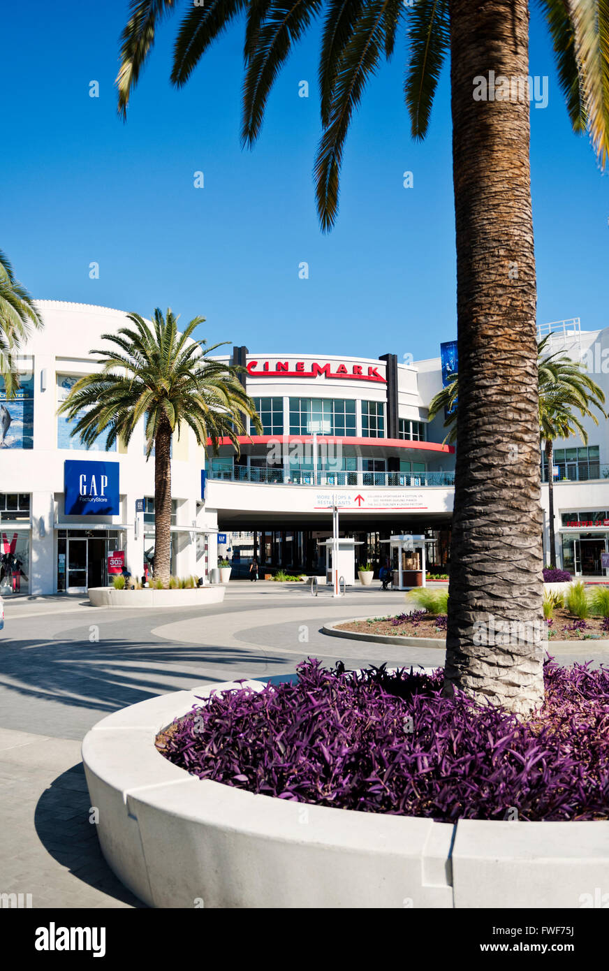 Le brochet, un centre commercial à Long Beach, Californie Banque D'Images