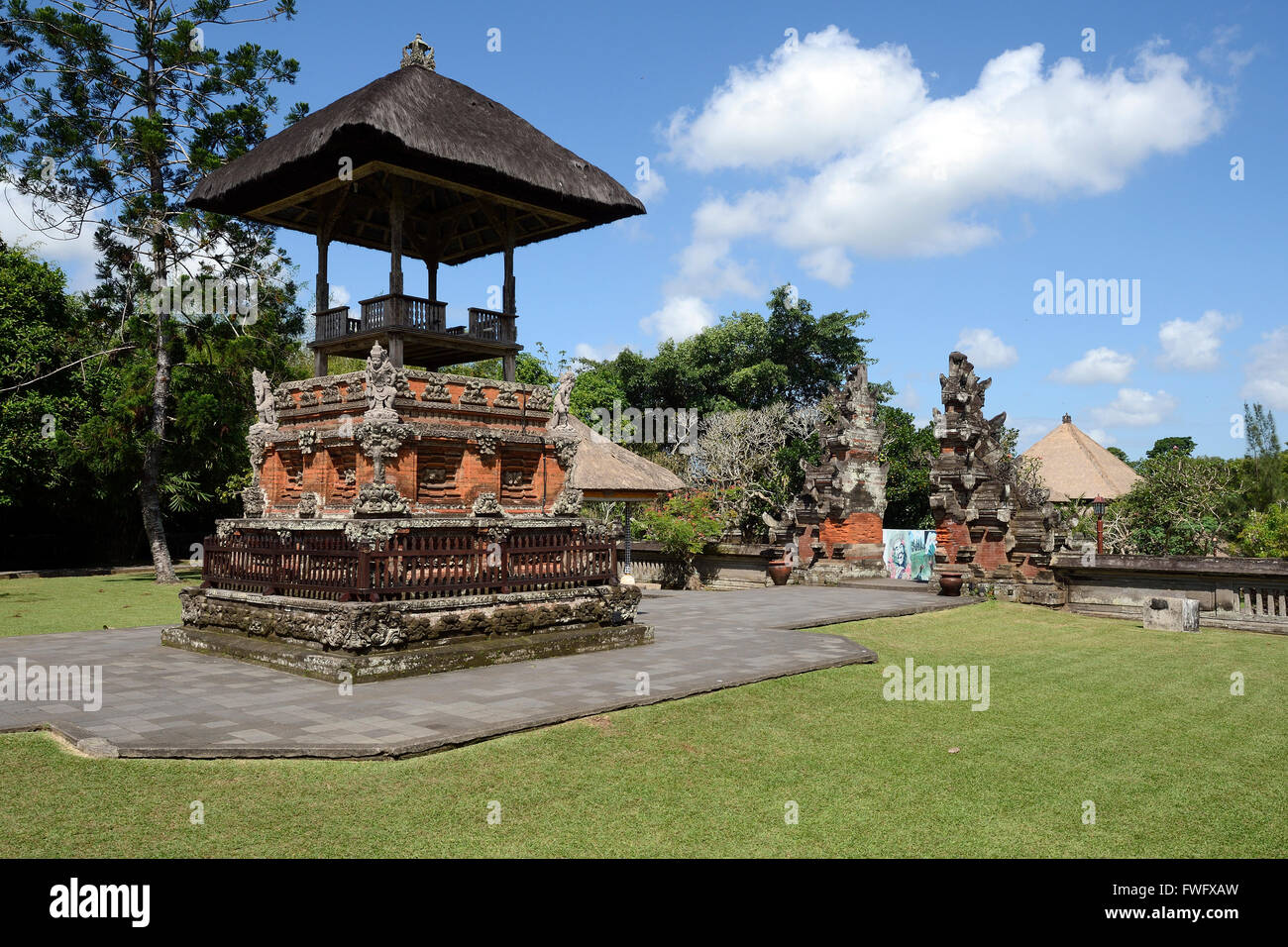 Gebetsplaetze Pura-Taman Pagoden und,-Ayun-Tempel zweitwichtigster, Balis Tempel, nationales Heiligtum, Bali, Indonesia Banque D'Images