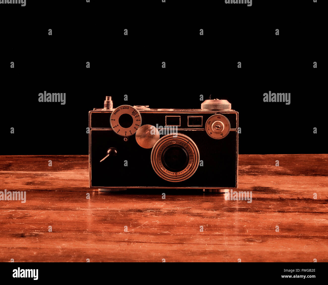 Vintage Camera finder Gamme Cintagon Argus Coated Banque D'Images