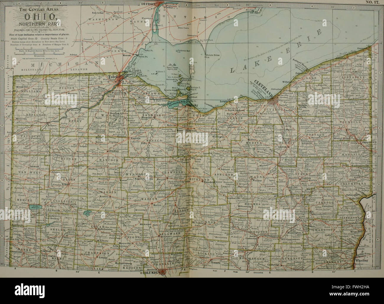 Le siècle dictionnaire et cyclopedia, un travail de référence universelle dans tous les ministères de la connaissance avec un nouvel atlas du monde (1896) Banque D'Images