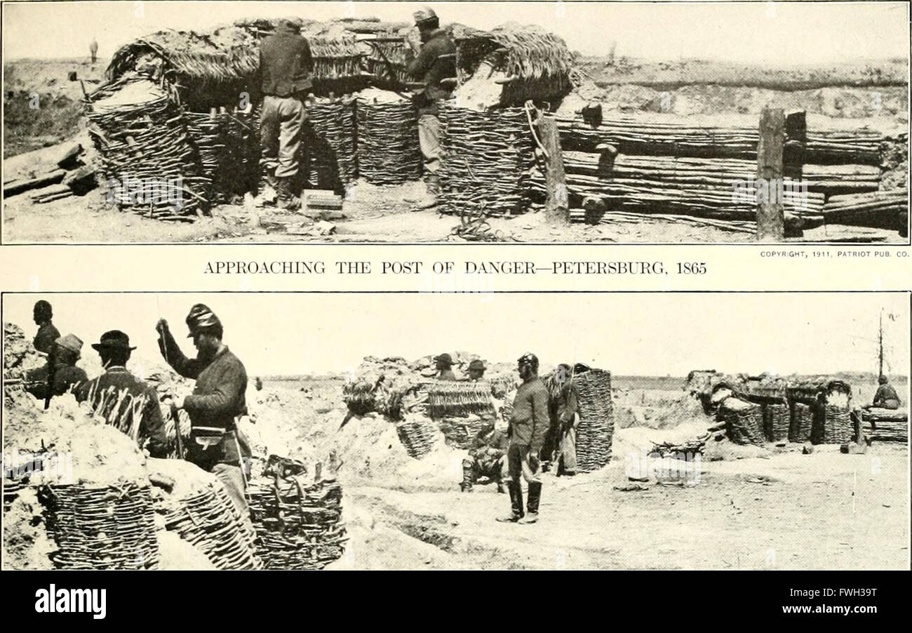 La guerre civile grâce à l'appareil photo - des centaines de photos éclatantes effectivement prises en temps de guerre civile, ainsi que de neuf histoire Elson (1912) Banque D'Images
