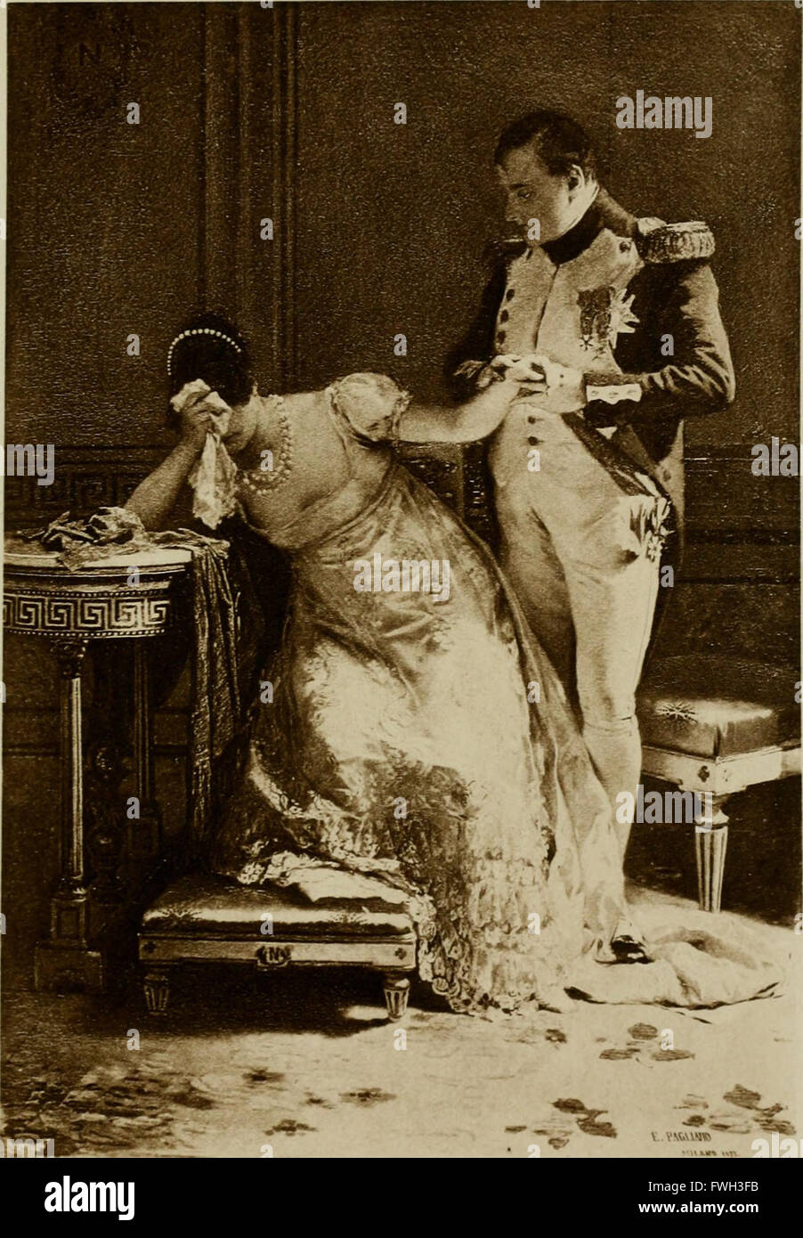 La cour de l'Impératrice Joséphine - d'anecdotes de la cour de Navarre et de la Malmaison (1900) Banque D'Images