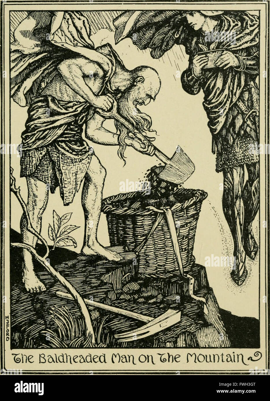 Le livre de fée rouge (1903) Banque D'Images
