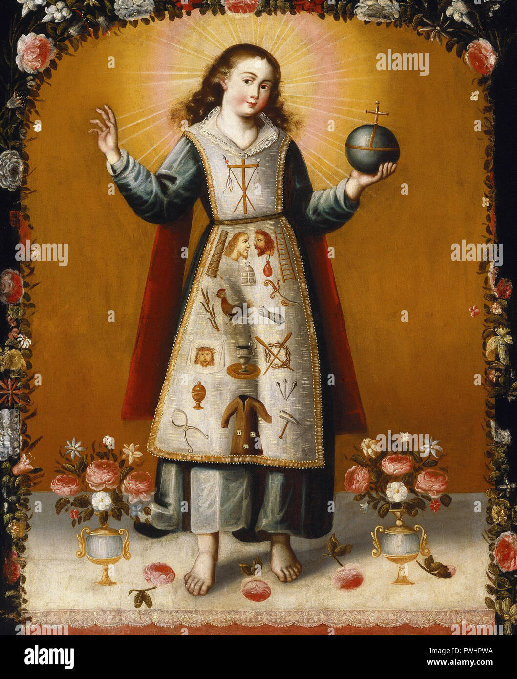 Le Christ enfant avec passion les symboles - Brooklyn Museum Banque D'Images