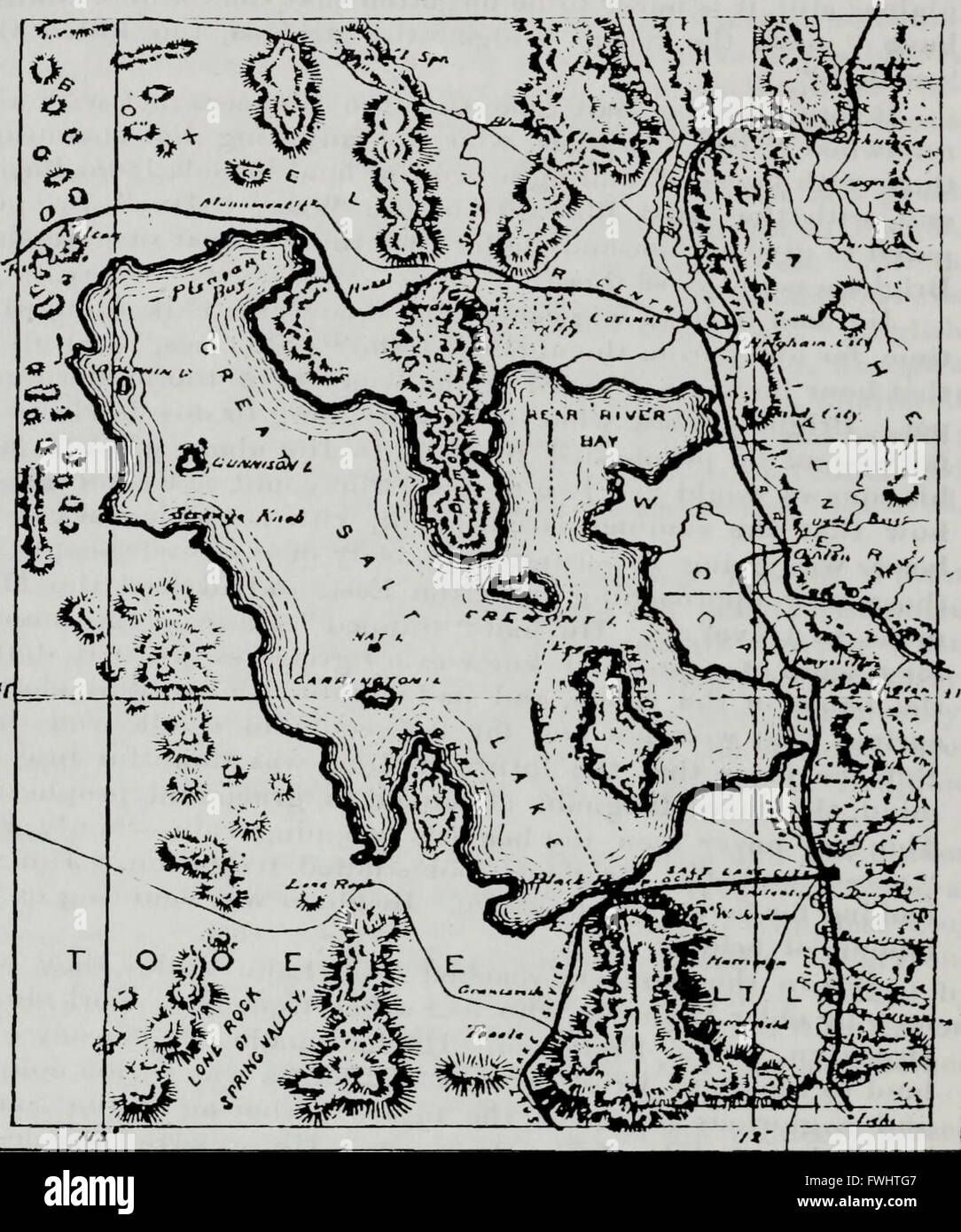 Une histoire approfondie de la communauté mormone, détaillant les événements clés de la première vision de Joseph Smith à la cour de Brigham Young, y compris le récit de l'émigration à la charrette, qui fut un voyage important dans l'histoire mormone. Banque D'Images