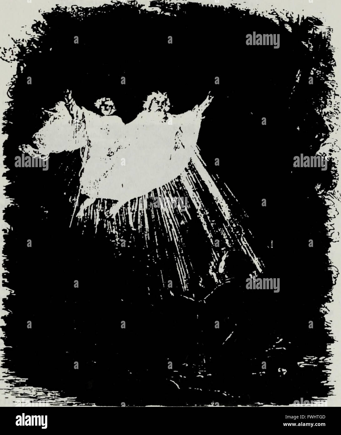 Une histoire complète du mouvement mormon, de la vision de Joseph Smith à la migration des pionniers de la charrette à main, détaillant le développement et les luttes de la foi. Banque D'Images