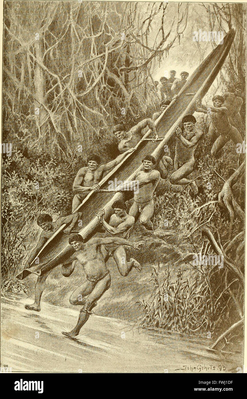 Unter den naturvC3B6lkern Zentral-Brasiliens. Reiseschilderung SchingC und Ergebnisse der zweiten3BA-expedition, 1887-1888 (1894) Banque D'Images