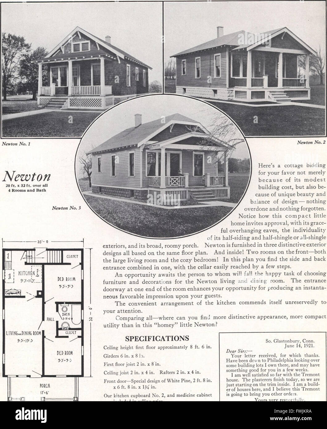 Bennett mieux construites, prêt-cut homes, catalogue no. 21 (1922) Banque D'Images
