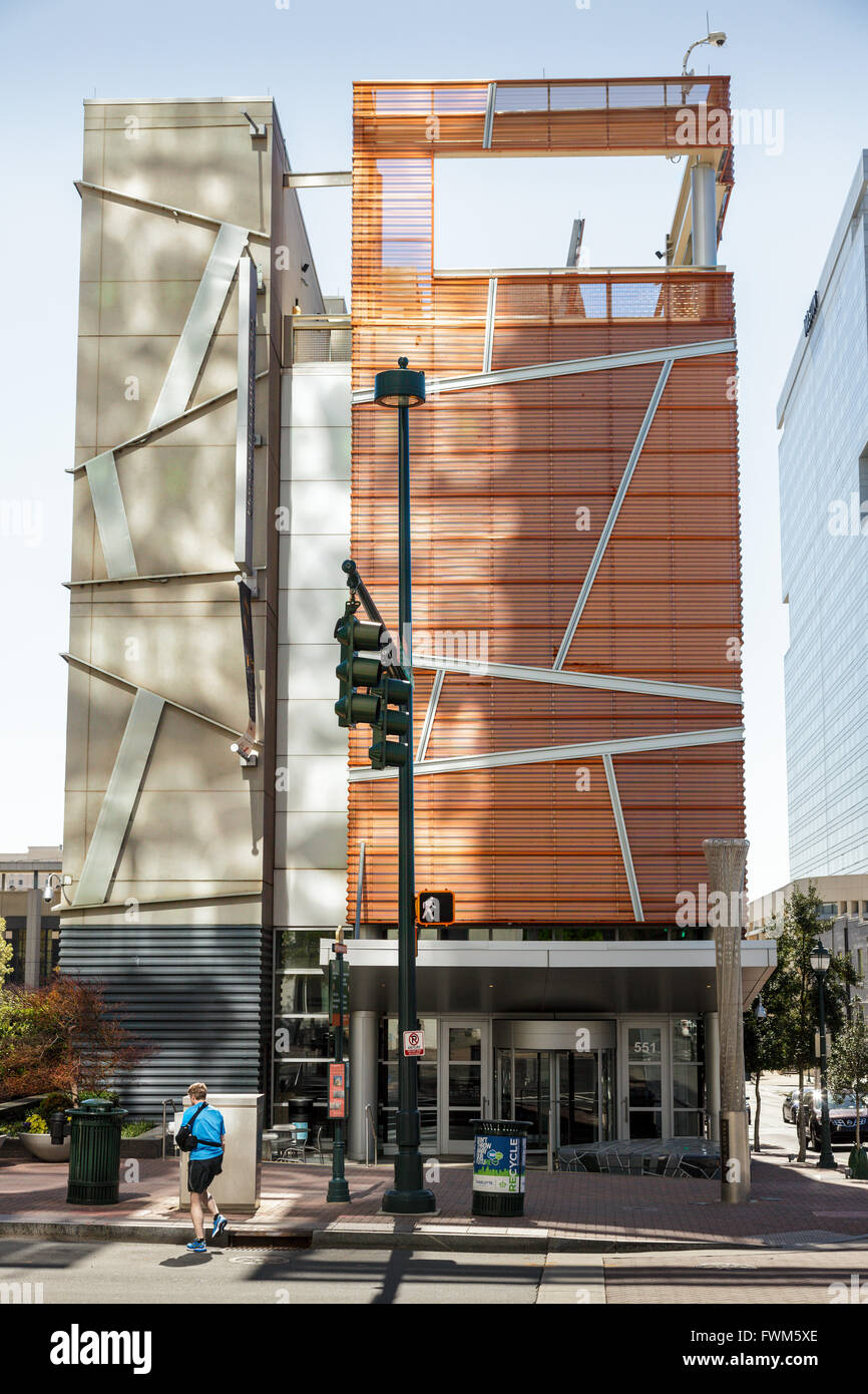 Harvey Gantt B. Centre pour les arts et la culture afro-américaine, Charlotte, North Carolina, USA. Banque D'Images