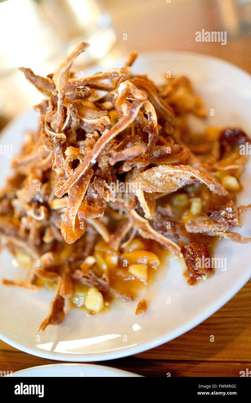 Toro Pizzeria - 105 E. Chapel Hill Street, Durham, NC / 919-908-6936 Banque D'Images