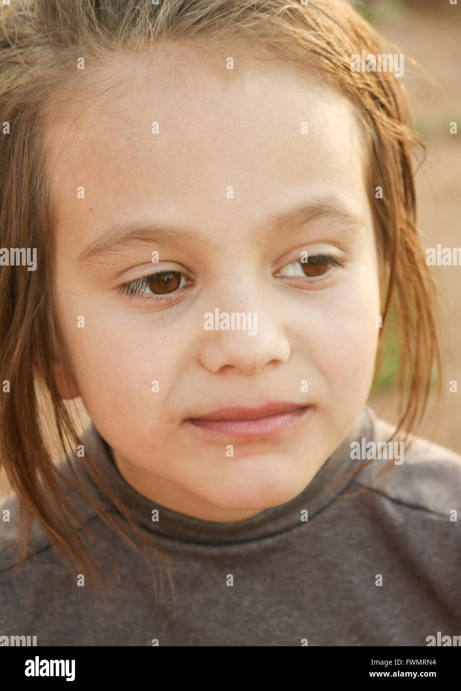 Portrait d'un enfant Banque D'Images