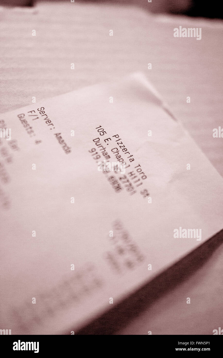 Toro Pizzeria - 105 E. Chapel Hill Street, Durham, NC / 919-908-6936 Banque D'Images