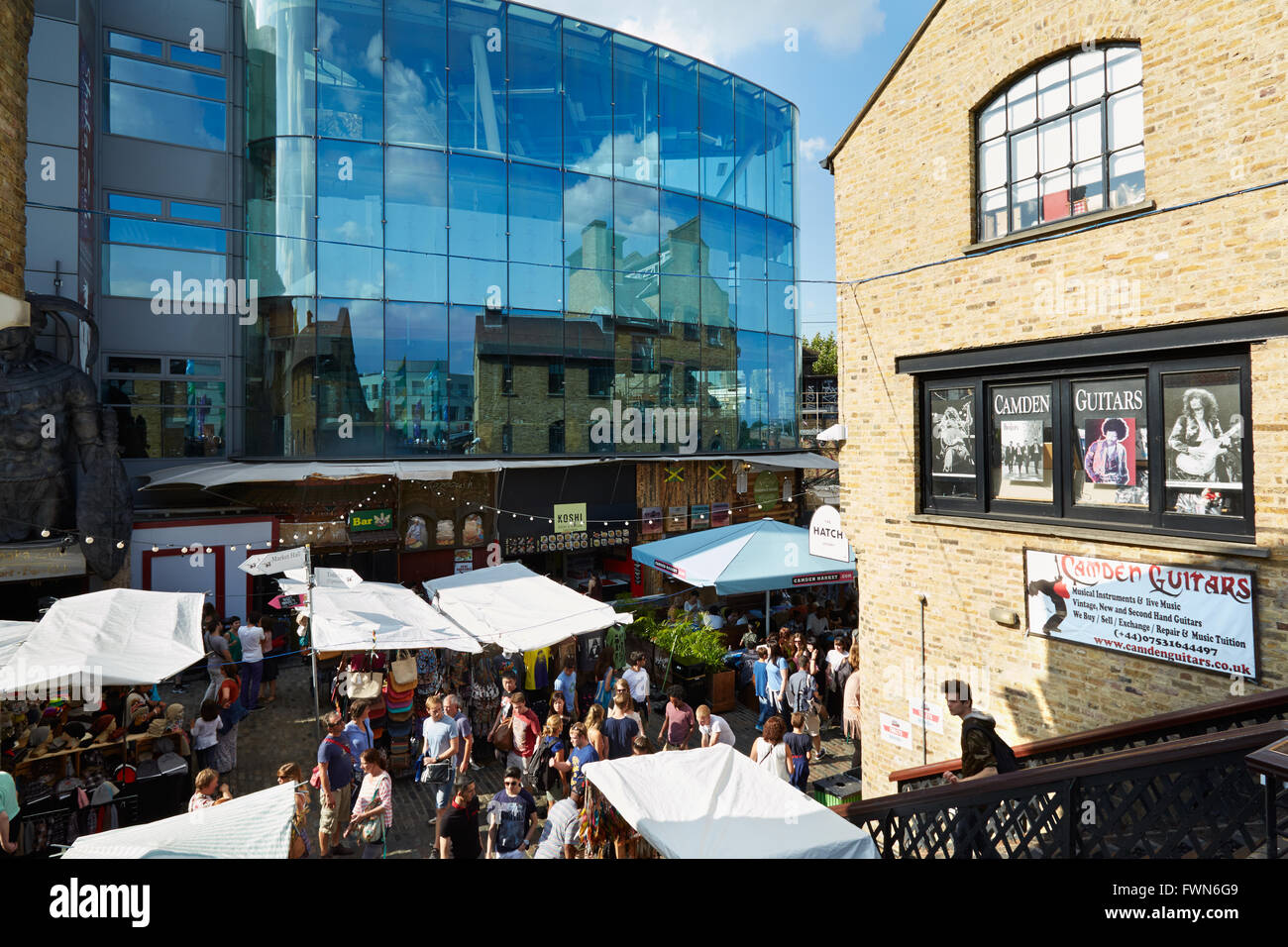 Marché de Camden, célèbre attraction touristique à Londres Banque D'Images